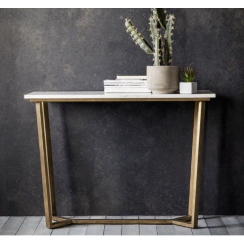 GA Cleo Console Table Marble